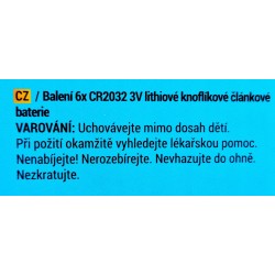 Bateria litowa A-Force CR2032 6 sztuk